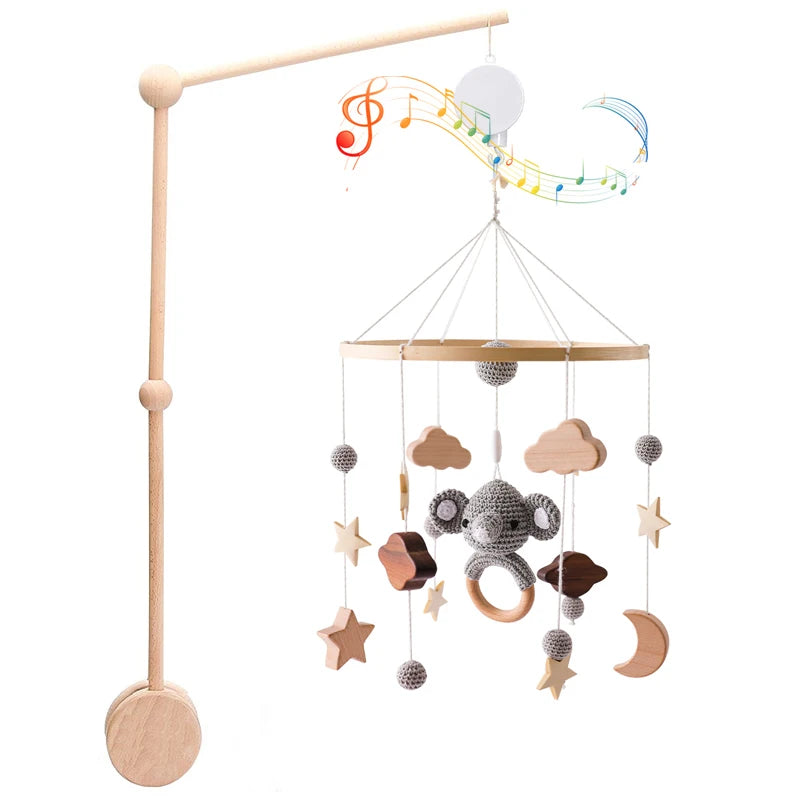 Support & Mobile de Lit - Élephant