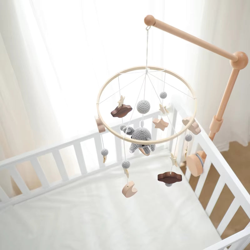 Support & Mobile de Lit - Élephant